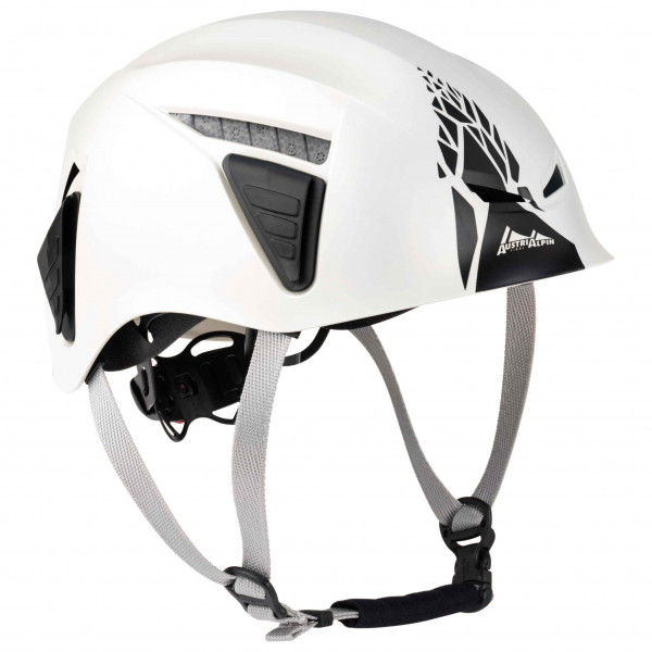 AustriAlpin - Shell.Don Park Hartschalenhelm - Kletterhelm Gr 54-62 cm weiß/grau