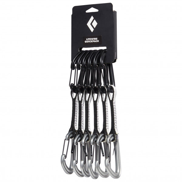 Black Diamond - Litewire Quickpack - Express-Set Gr 12 cm schwarz/grau