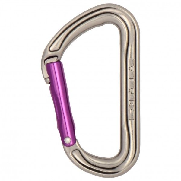 DMM - Shadow - Schnappkarabiner titanium /lila