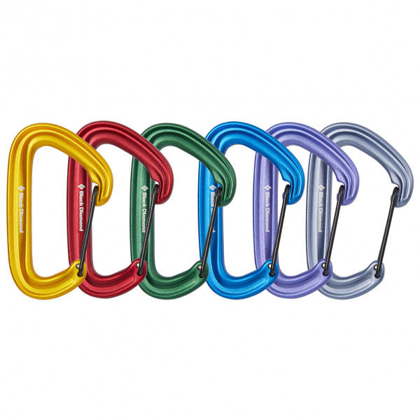 Black Diamond - Miniwire Rackpack - Schnappkarabiner bunt