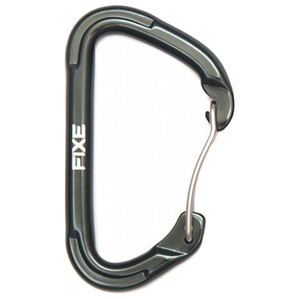 Fixe - Rock Wire Bent Gate - Schnappkarabiner Gr 103 mm grau