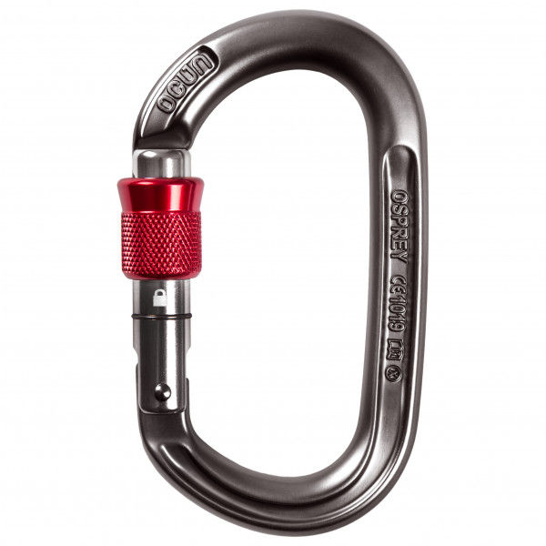 Ocun - Osprey Screw - Schraubkarabiner grau