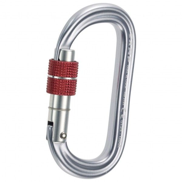 C.A.M.P. - Oval XL Lock - Schraubkarabiner grau