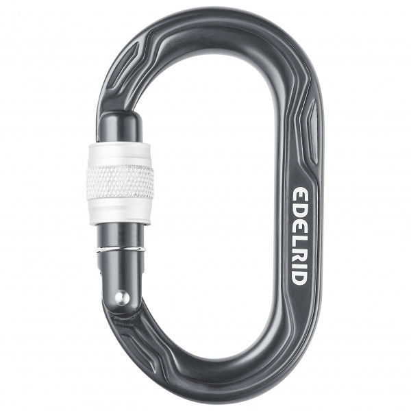 Edelrid - Kiwi Screw - Schraubkarabiner grau