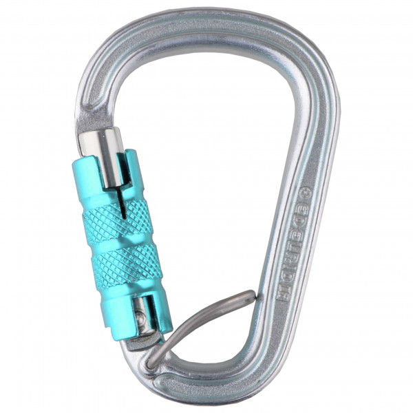 Edelrid - HMS Bruce Steel Triple FG II - HMS-Karabiner grau