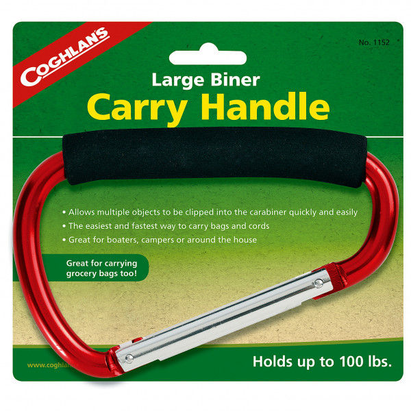 Coghlans - Riesenkarabiner Tragegriff - Materialkarabiner grün