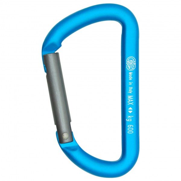 Kong - Mini D - Materialkarabiner grün