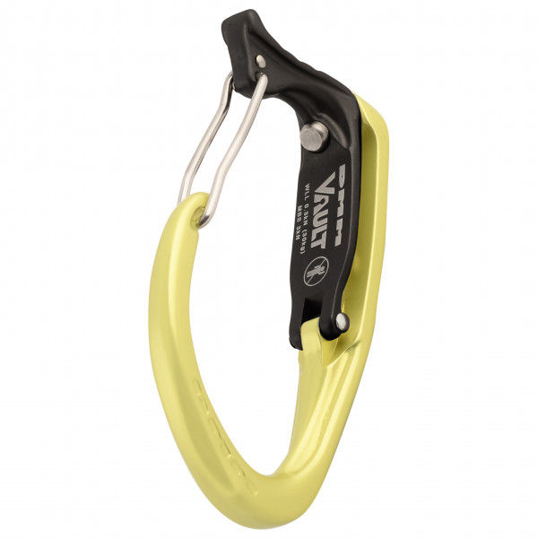 DMM - Vault Wire - Materialkarabiner gelb