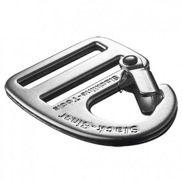 Slackline-Tools - Slack Biner für Slacklines polished steel