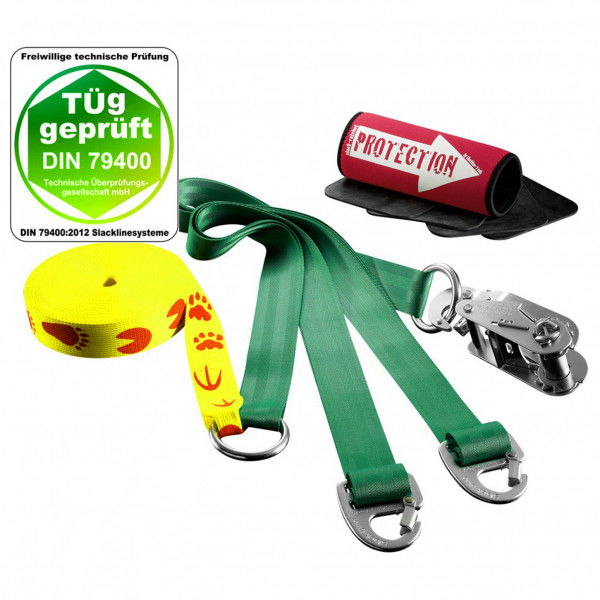 Slackline-Tools - Kids 'n Slack Set 10 - Slackline Gr 10 m