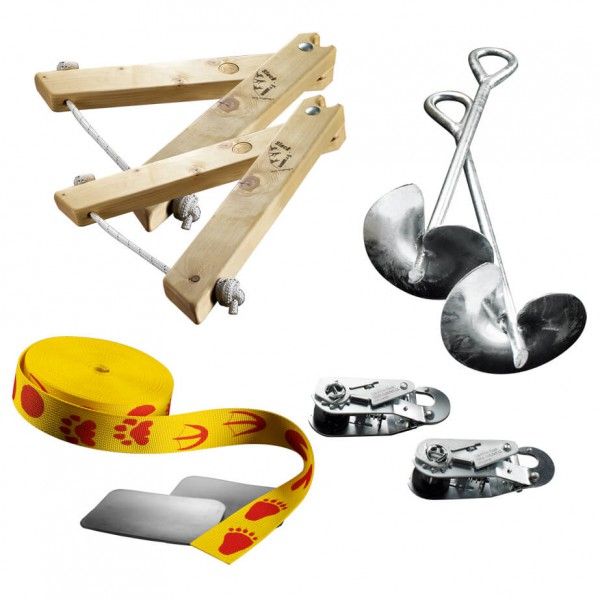 Slackline-Tools - Kid's Frameline Set - Slackline Gr 8 m