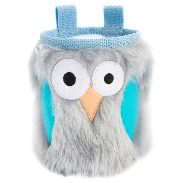 Crafty Climbing - Owl Chalk Bag - Chalkbag grau