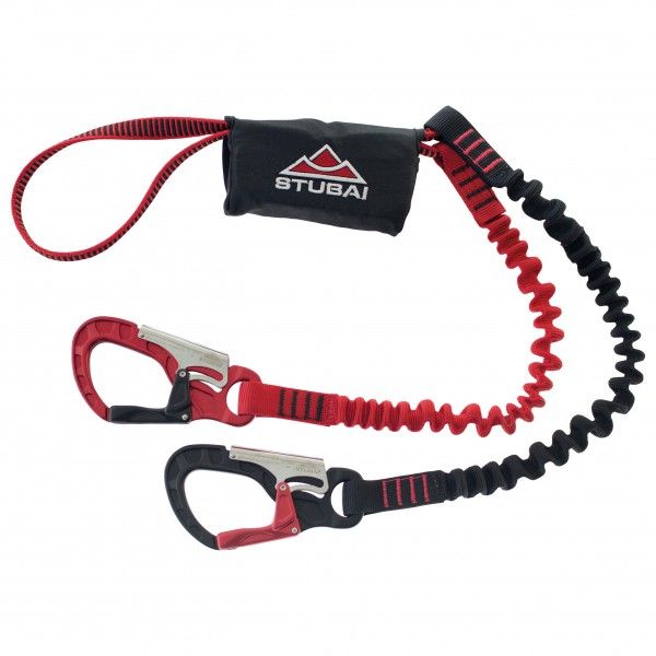Stubai - Klettersteigset Basic Connect 2 - Klettersteigset Gr One Size rot/schwarz