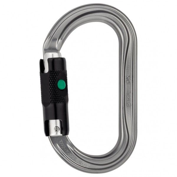 Petzl - OK Ball-Lock - Verschlusskarabiner grau
