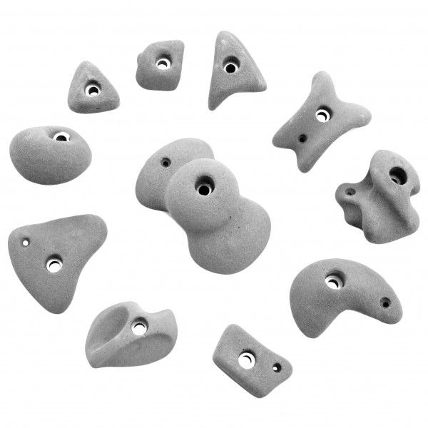 KMZ Holds - Set 4 - 11er S-XL Klettergriffset türkis/blau