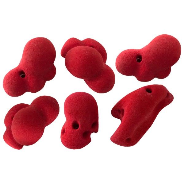 Metolius - Roof Jug 6 Pack All American - Klettergriffe Gr 6 Holds rot