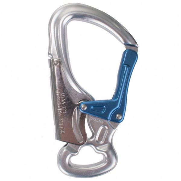 Salewa - Attac G3 - Klettersteig-Karabiner Gr One Size grau