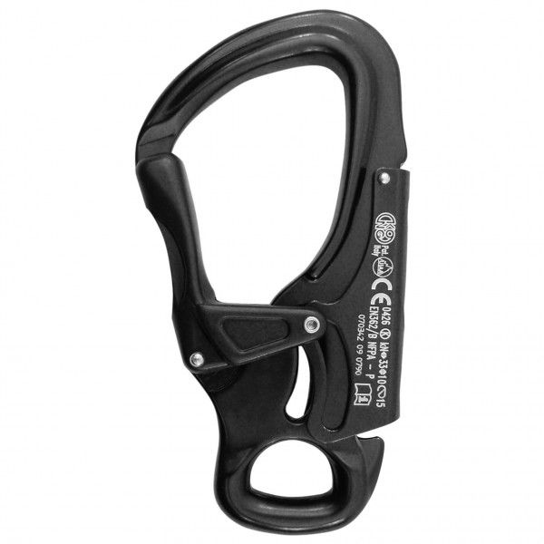 Kong - Einhandkarabiner Tango - Klettersteig-Karabiner grau/schwarz
