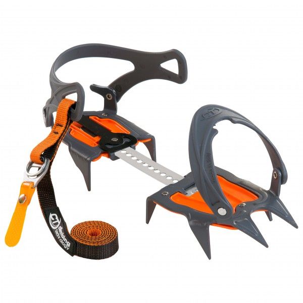 Climbing Technology - Nevis 10 Pt Flex Bar Stainless Steel - Steigeisen grau