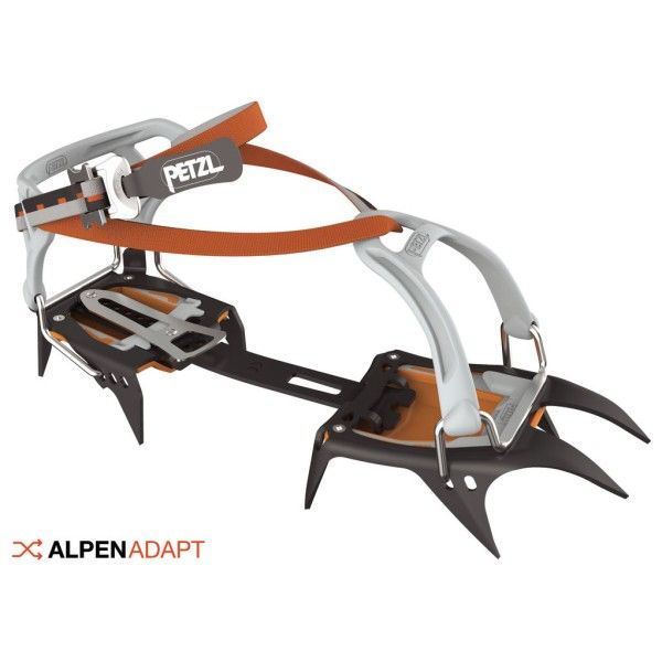 Petzl - Irvis Leverlock Universel - Steigeisen Gr One Size schwarz/orange