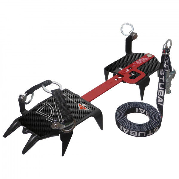 Stubai - Trekking Classic Riemenbindung - Steigeisen Gr One Size rot/schwarz