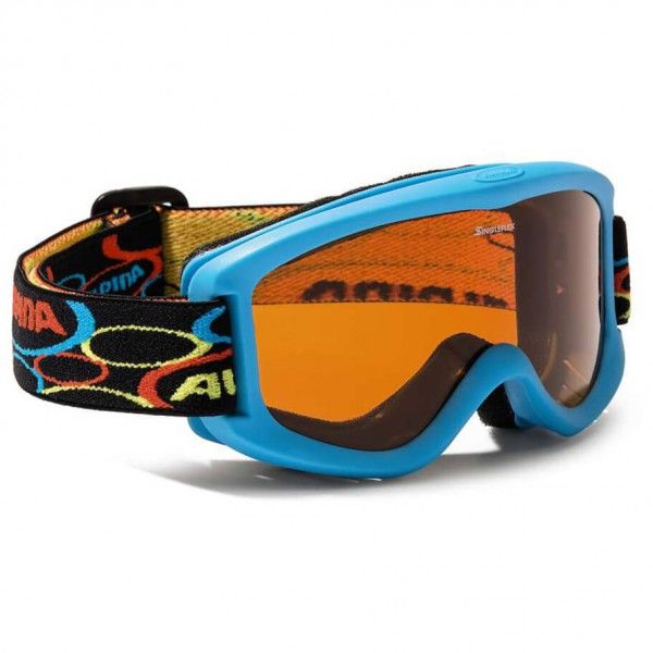 Alpina - Kid's Carvy 2.0 - Skibrille rot/orange
