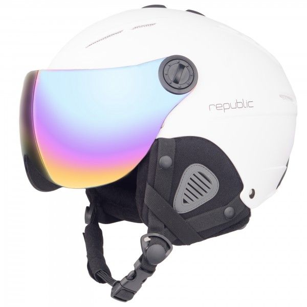 Republic - Ski Helm R310 - Skihelm Gr 57-59 cm schwarz/grau