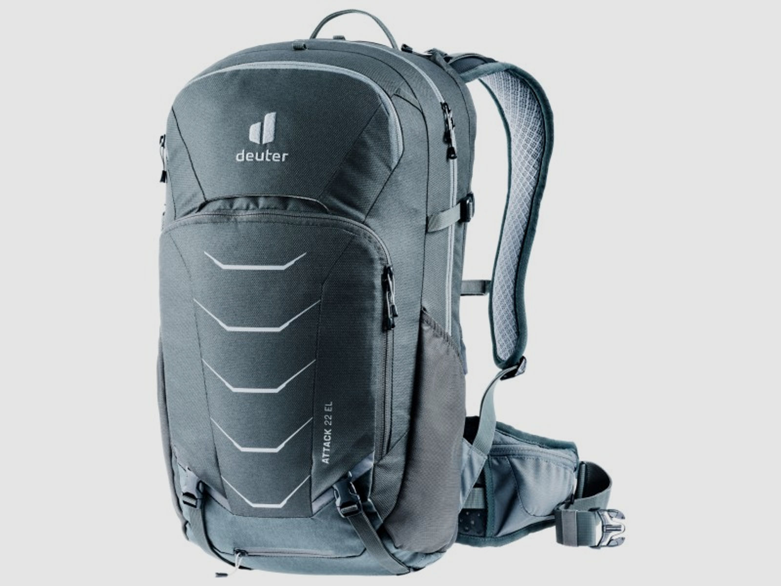 Deuter - Attack 22 EL - Bike-Rucksack Gr 22 l grau