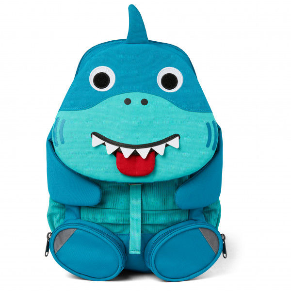 Affenzahn - Großer Freund Hai - Kinderrucksack Gr 8 l türkis/blau