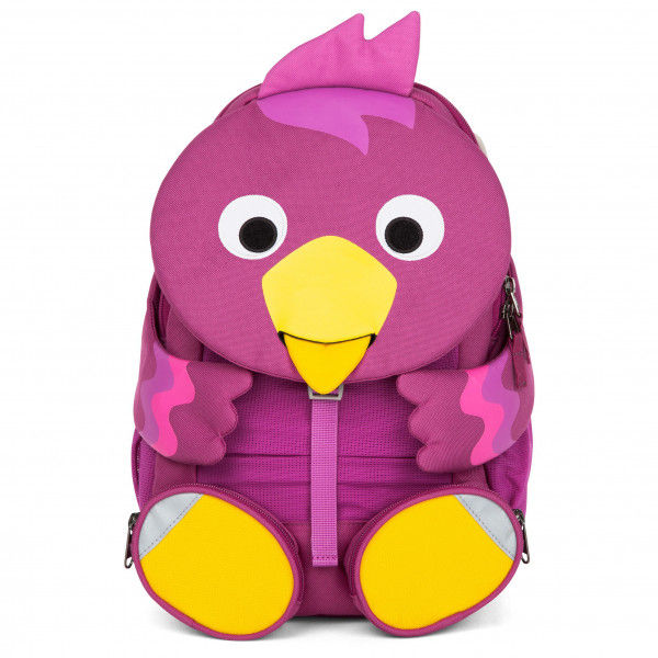Affenzahn - Großer Freund Vogel - Kinderrucksack Gr 8 l rosa/orange