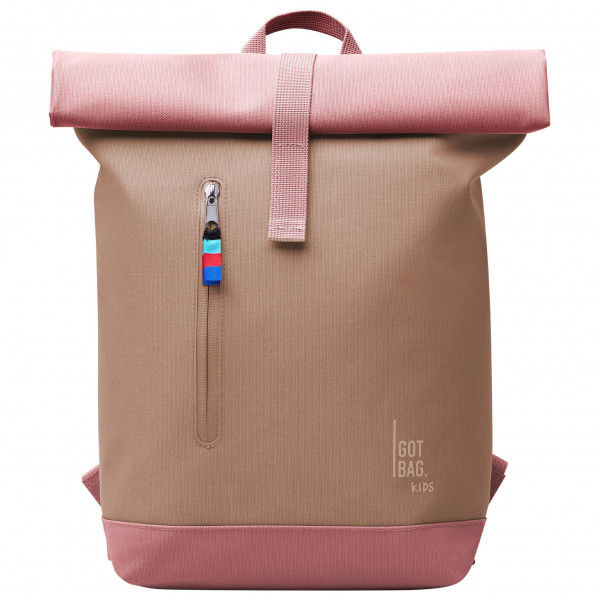 Got Bag - Kids Rolltop 12 - Kinderrucksack Gr 12 l braun/beige/rosa