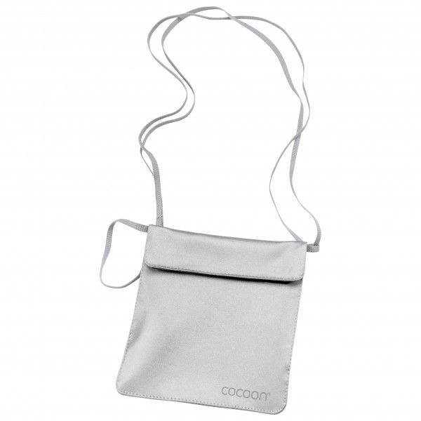 Cocoon - Secret Passport Wallet / Silk - Wertsachenbeutel Gr 12,9 x 12 cm grau