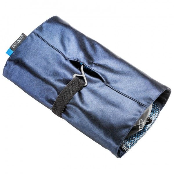 Cocoon - Hanging Toiletry Kit Minimalist with Silk - Kulturbeutel Gr 24 x 17 x 1 cm blau