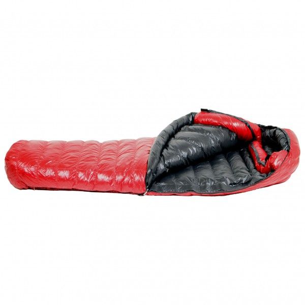Western Mountaineering - AlpinLite - Daunenschlafsack Gr 165 cm cranberry /schwarz