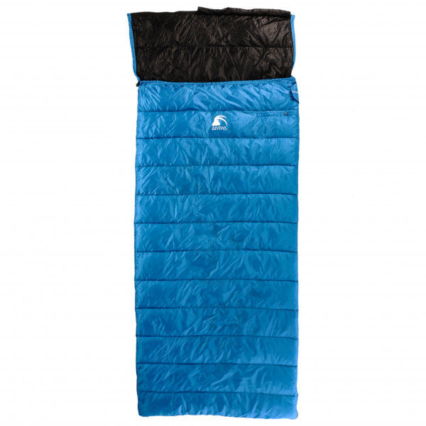 Alvivo - Ibex Dream Light - Daunenschlafsack Gr 190+40 cm - Zip: Allaround türkis /schwarz