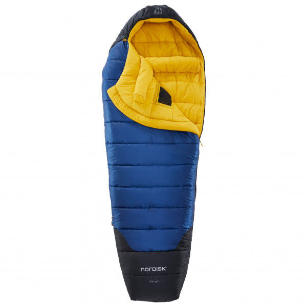 Nordisk - Puk -10 Mummy - Kunstfaserschlafsack Gr bis 175 cm Körperlänge - M blau/schwarz