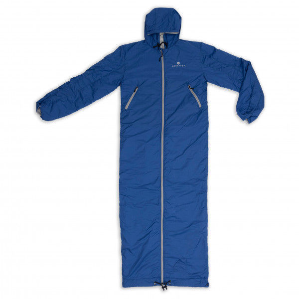 Bergstop - Cozybag Comfort - Kunstfaserschlafsack Gr 145 - 170 cm blau/grau