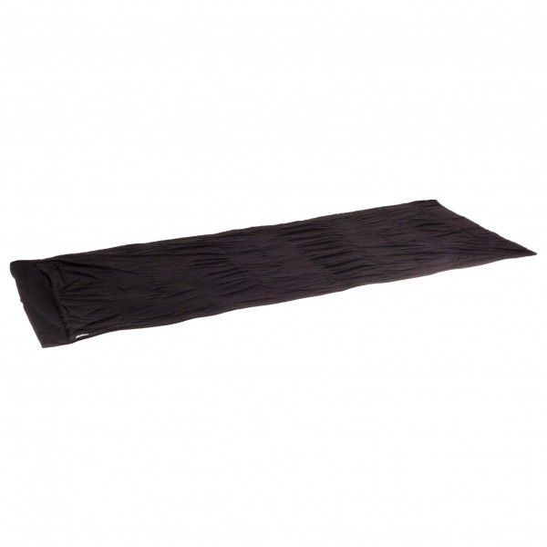 Cocoon - Merino Wolle TravelSheet - Reiseschlafsack Gr 220 x 85 cm grau/schwarz