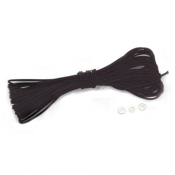 Basic Nature - Gummiseil Gr 10 m - 2 mm schwarz