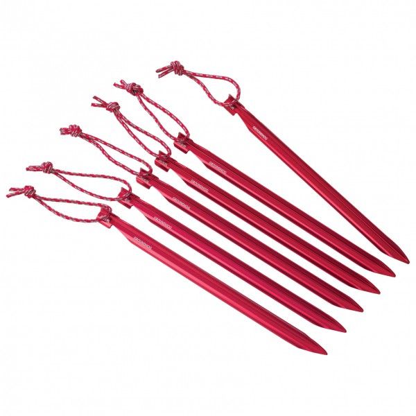 MSR - Groundhog Tent Stakes Gr 19 cm rot