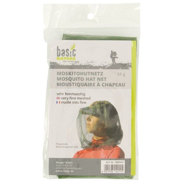 Basic Nature - Moskitohutnetz - Moskitonetz grün