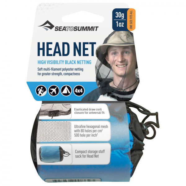 Sea to Summit - Mosquito Headnet - Moskitonetz schwarz