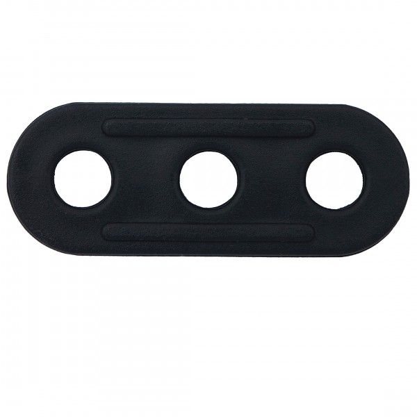 Basic Nature - Zeltleinenspanner Gr 38 x 13 x 2,5mm schwarz