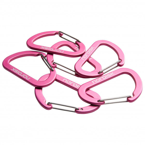 Nordisk - Large Hooks - Materialkarabiner Gr One Size cherry