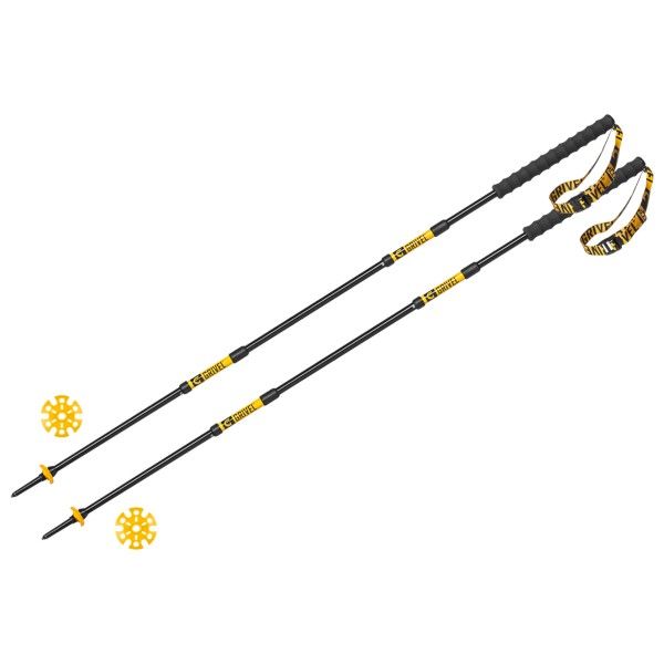 Grivel - Trail 3 - Trekkingstöcke Gr 130 cm gelb/schwarz