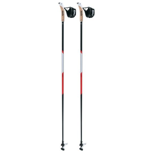 Swix - Nordic Walking CT2 Red Professional Carbon Tech - Nordic Walking Stöcke Gr 130 cm schwarz/rot