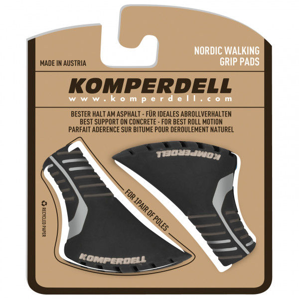 Komperdell - Nordic Walking 2-Color Vulcanized Pad Gr One Size schwarz/grau
