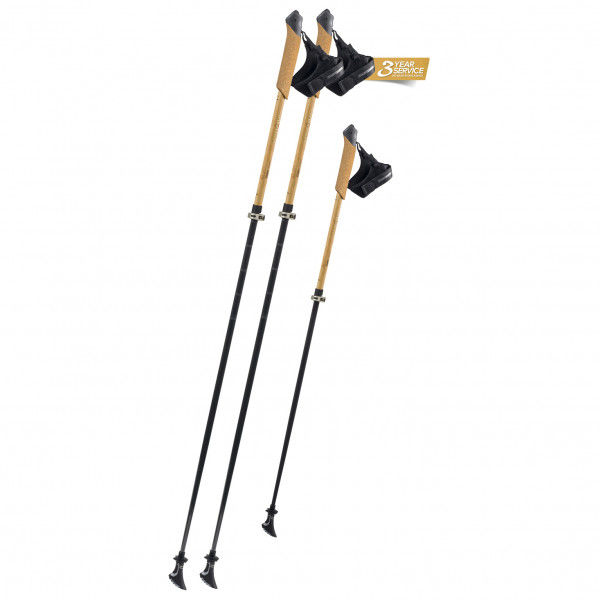 Komperdell - Bayamo Carbon Vario - Nordic Walking Stöcke Gr 105-125 cm bamboo