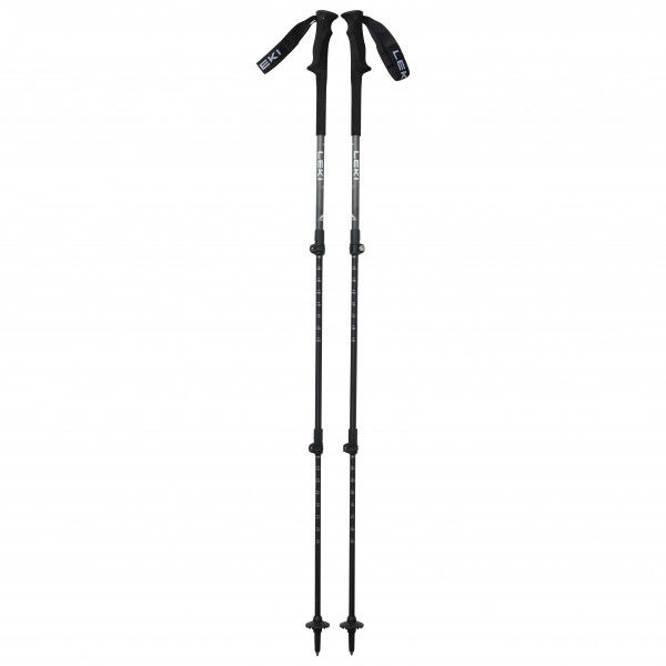 Leki - Peak 3 - Trekkingstöcke Gr 100-135 cm grau/schwarz