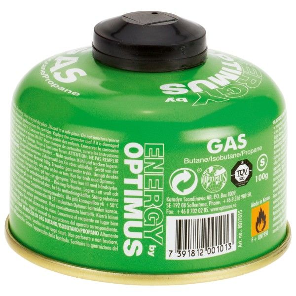 Optimus - Gas Butan/Isobutan/Propan - Gaskartusche Gr 100 g grün